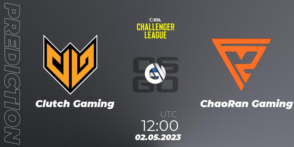 Clutch Gaming - ChaoRan Gaming: прогноз. 02.05.2023 at 12:00, Counter-Strike (CS2), ESL Challenger League Season 45: Asia-Pacific