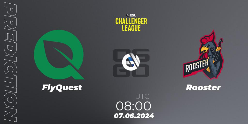 FlyQuest - Rooster: прогноз. 07.06.2024 at 08:00, Counter-Strike (CS2), ESL Challenger League Season 47: Oceania