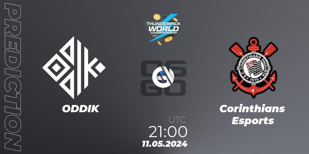 ODDIK - Corinthians Esports: прогноз. 11.05.2024 at 21:00, Counter-Strike (CS2), Thunderpick World Championship 2024: South American Series #1