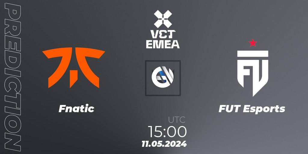 Fnatic - FUT Esports: прогноз. 11.05.2024 at 15:00, VALORANT, VCT 2024: EMEA Stage 1