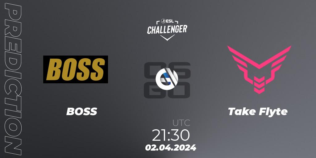 BOSS - Take Flyte: прогноз. 02.04.24, CS2 (CS:GO), ESL Challenger #57: North American Closed Qualifier