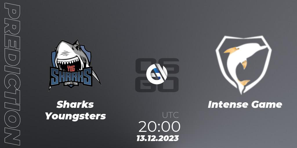 Sharks Youngsters - Intense Game: прогноз. 13.12.2023 at 20:00, Counter-Strike (CS2), Gamers Club Liga Série A: December 2023