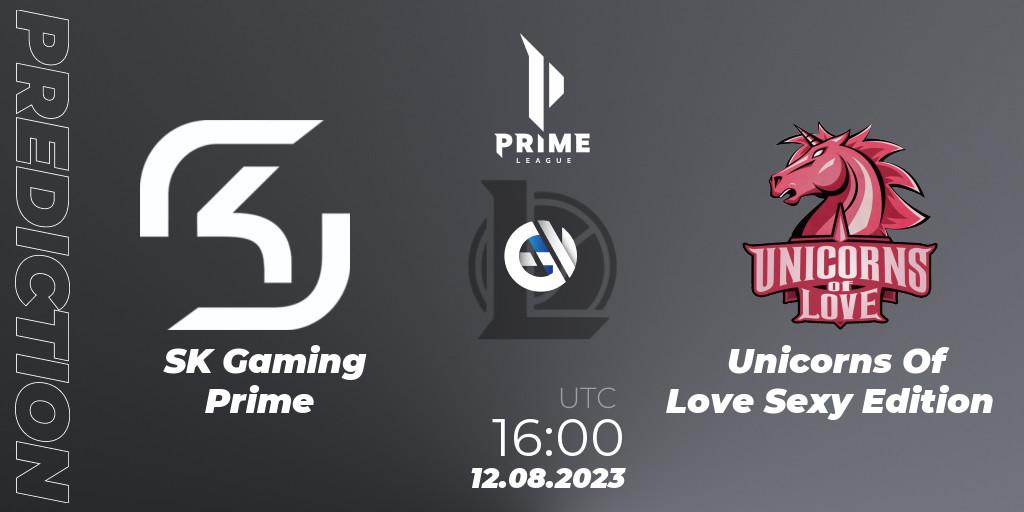 SK Gaming Prime - Unicorns Of Love Sexy Edition: прогноз. 12.08.2023 at 16:00, LoL, Prime League Summer 2023 - Playoffs