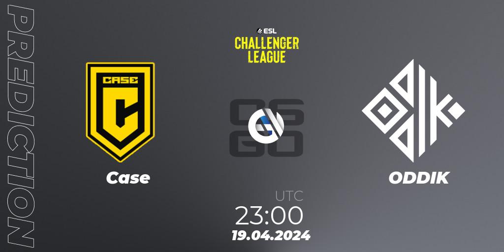 Case - ODDIK: прогноз. 02.05.2024 at 23:00, Counter-Strike (CS2), ESL Challenger League Season 47: South America