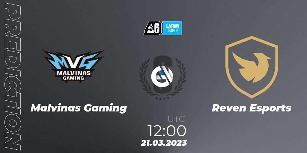 Malvinas Gaming - Reven Esports: прогноз. 22.03.23, Rainbow Six, LATAM League 2023 - Stage 1