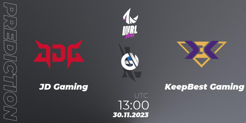 JD Gaming - KeepBest Gaming: прогноз. 30.11.2023 at 13:00, Wild Rift, WRL Asia 2023 - Season 2 - Regular Season