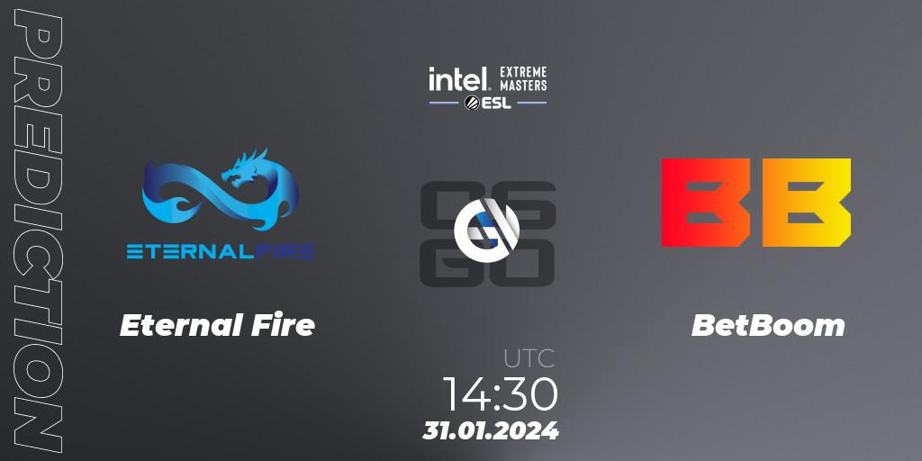 Eternal Fire - BetBoom: прогноз. 31.01.24, CS2 (CS:GO), IEM Katowice 2024 Play-in