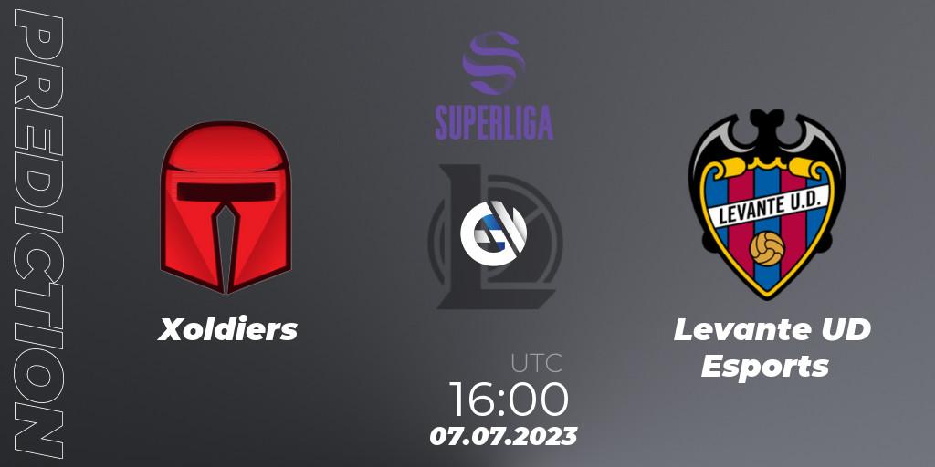 Xoldiers - Levante UD Esports: прогноз. 07.07.23, LoL, LVP Superliga 2nd Division 2023 Summer