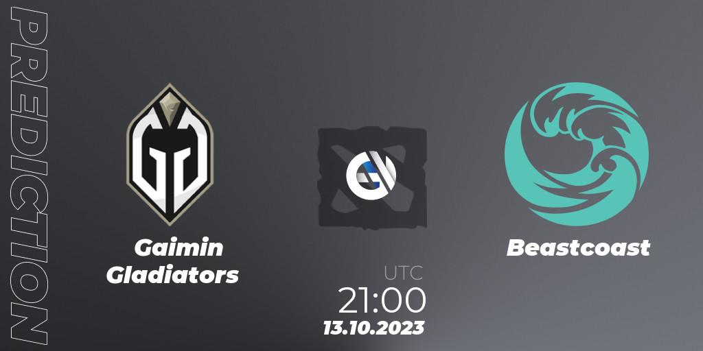 Gaimin Gladiators - Beastcoast: прогноз. 13.10.23, Dota 2, The International 2023 - Group Stage