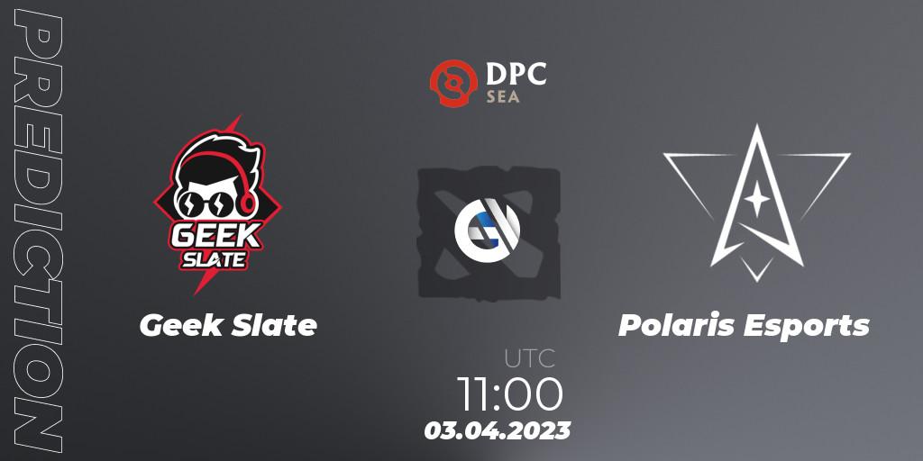 Geek Slate - Polaris Esports: прогноз. 03.04.2023 at 11:00, Dota 2, DPC 2023 Tour 2: SEA Division I (Upper)