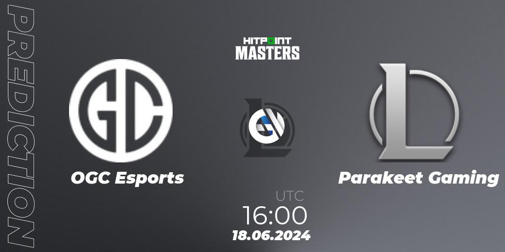 OGC Esports - Parakeet Gaming: прогноз. 18.06.2024 at 16:00, LoL, Hitpoint Masters Summer 2024