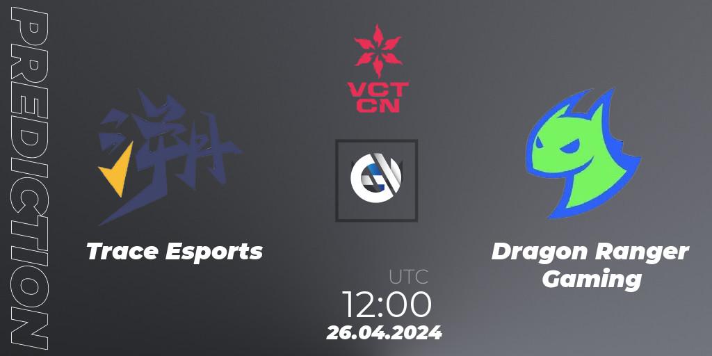 Trace Esports - Dragon Ranger Gaming: прогноз. 26.04.2024 at 12:30, VALORANT, VALORANT Champions Tour China 2024: Stage 1 - Group Stage