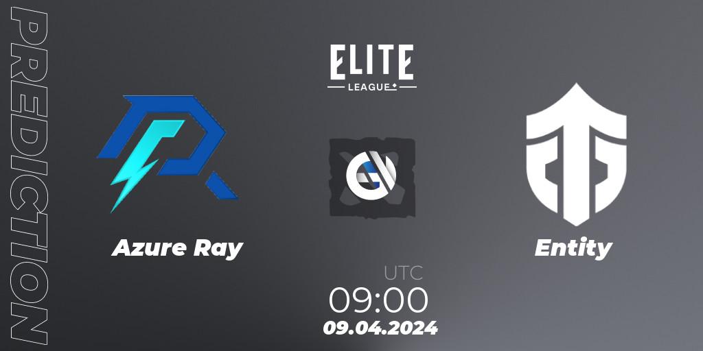 Azure Ray - Entity: прогноз. 09.04.24, Dota 2, Elite League: Round-Robin Stage