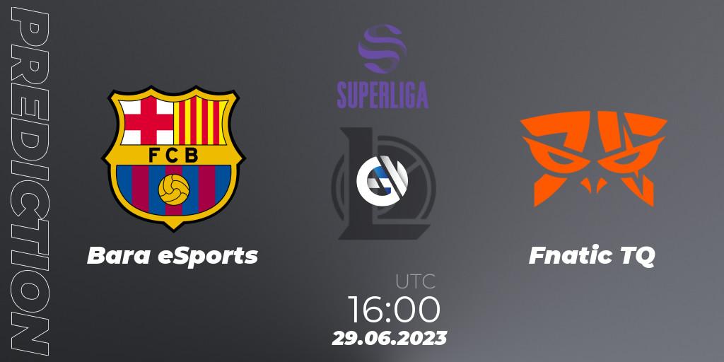 Barça eSports - Fnatic TQ: прогноз. 04.07.23, LoL, Superliga Summer 2023 - Group Stage