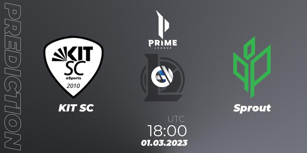 KIT SC - Sprout: прогноз. 01.03.23, LoL, Prime League 2nd Division Spring 2023 - Group Stage