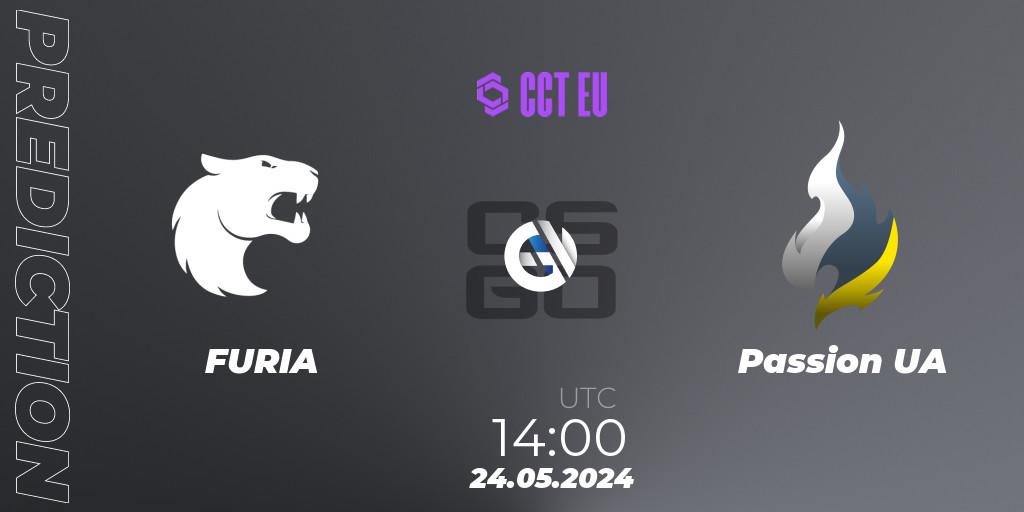 FURIA - Passion UA: прогноз. 24.05.2024 at 14:00, Counter-Strike (CS2), CCT Season 2 European Series #3
