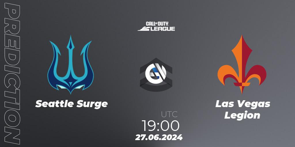 Seattle Surge - Las Vegas Legion: прогноз. 27.06.2024 at 19:00, Call of Duty, Call of Duty League 2024: Stage 4 Major