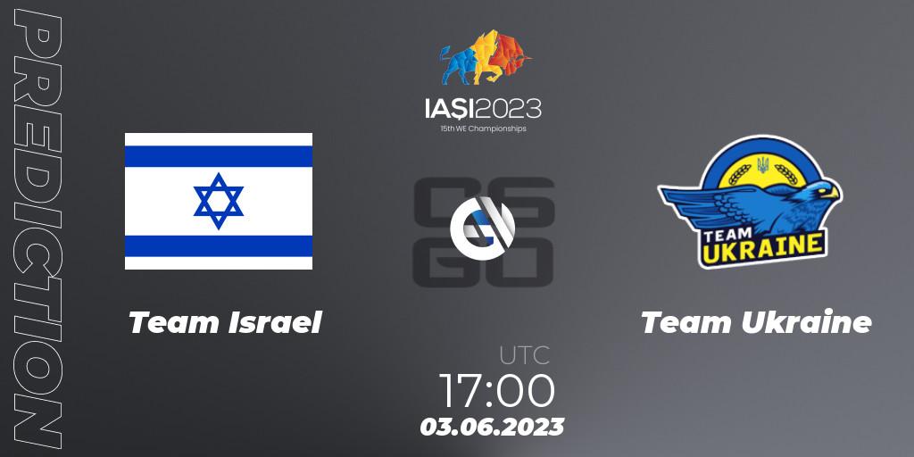 Israel - Team Ukraine: прогноз. 03.06.2023 at 17:00, Counter-Strike (CS2), IESF World Esports Championship 2023: Eastern Europe Qualifier