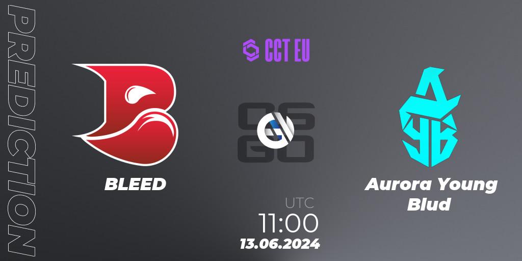 BLEED - Aurora Young Blud: прогноз. 13.06.2024 at 11:00, Counter-Strike (CS2), CCT Season 2 Europe Series 5