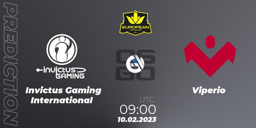 Invictus Gaming International - Viperio: прогноз. 10.02.23, CS2 (CS:GO), European Pro League Season 6: Division 2