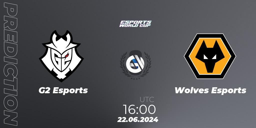 G2 Esports - Wolves Esports: прогноз. 22.06.2024 at 16:00, Rainbow Six, Esports World Cup 2024: Europe OQ