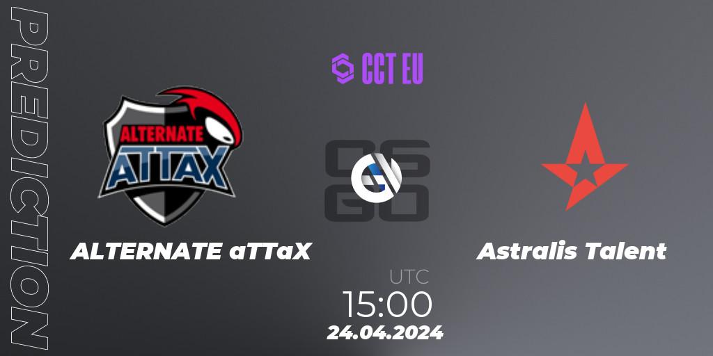 ALTERNATE aTTaX - Astralis Talent: прогноз. 24.04.24, CS2 (CS:GO), CCT Season 2 Europe Series 2 Closed Qualifier