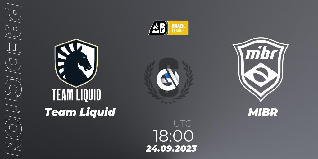 Team Liquid - MIBR: прогноз. 24.09.23, Rainbow Six, Brazil League 2023 - Stage 2