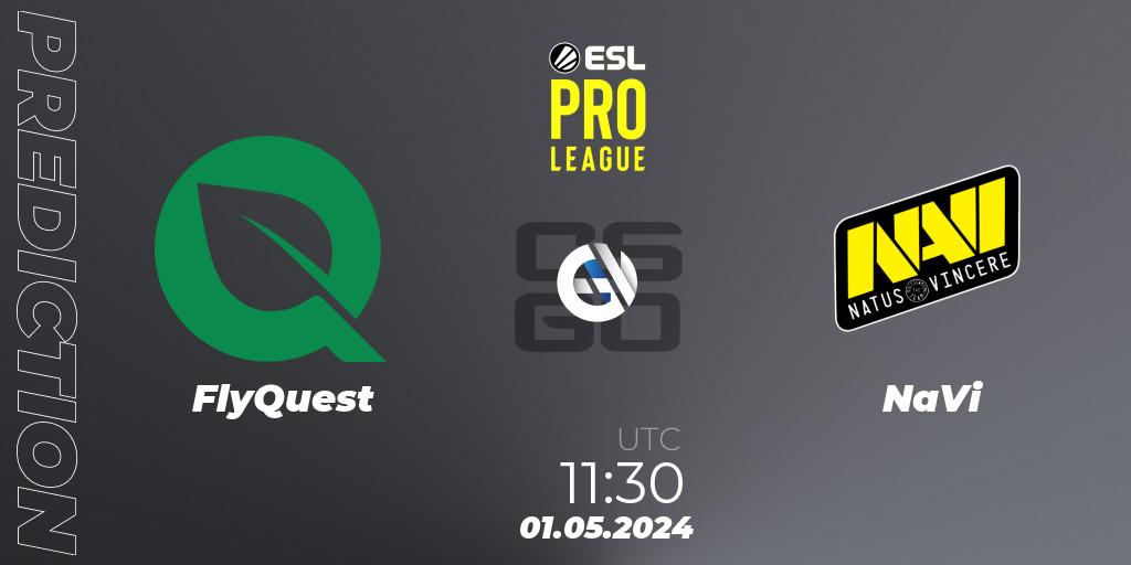 FlyQuest - NaVi: прогноз. 01.05.2024 at 11:30, Counter-Strike (CS2), ESL Pro League Season 19