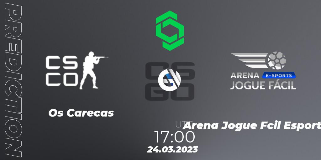Os Carecas - Arena Jogue Fácil Esports: прогноз. 24.03.23, CS2 (CS:GO), CCT South America Series #6: Closed Qualifier