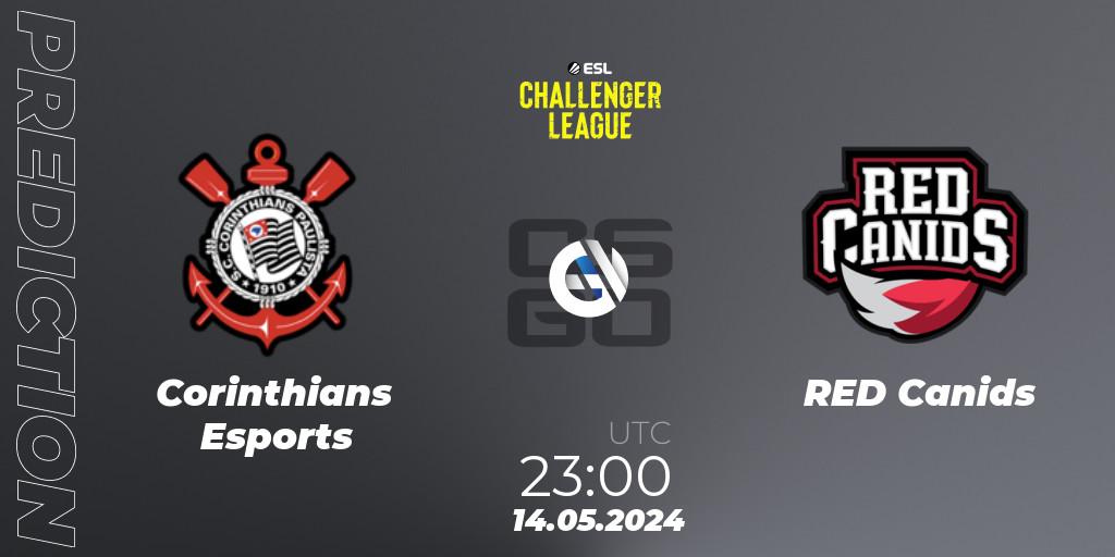 Corinthians Esports - RED Canids: прогноз. 14.05.2024 at 23:00, Counter-Strike (CS2), ESL Challenger League Season 47: South America