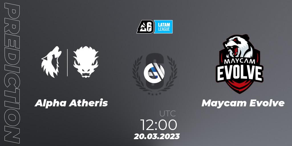 Alpha Atheris - Maycam Evolve: прогноз. 21.03.23, Rainbow Six, LATAM League 2023 - Stage 1