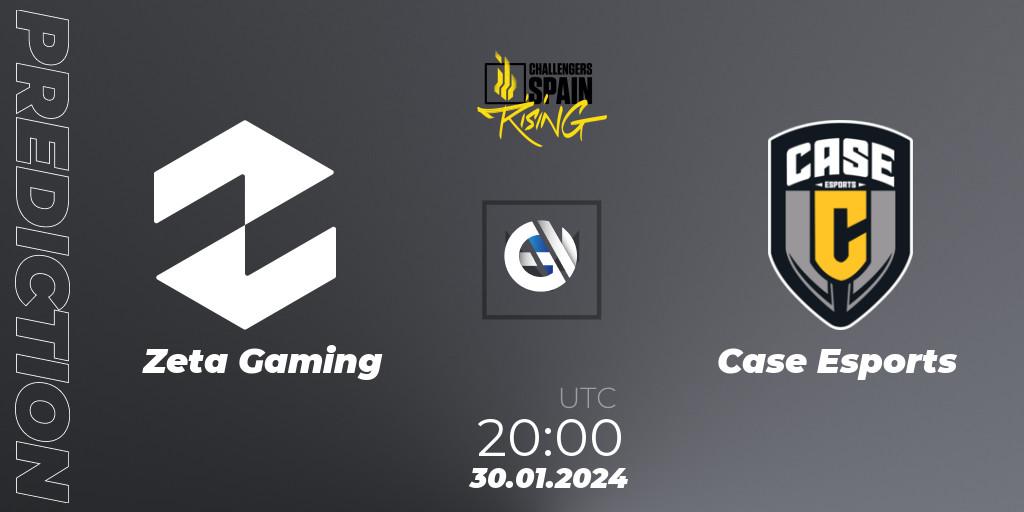 Zeta Gaming - Case Esports: прогноз. 30.01.24, VALORANT, VALORANT Challengers 2024 Spain: Rising Split 1