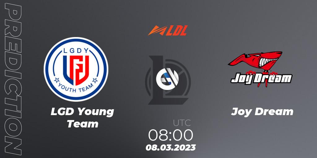 LGD Young Team - Joy Dream: прогноз. 08.03.2023 at 08:00, LoL, LDL 2023 - Regular Season