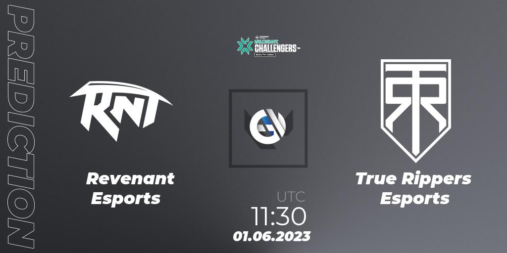 Revenant Esports - True Rippers Esports: прогноз. 01.06.23, VALORANT, VALORANT Challengers 2023: South Asia Split 2