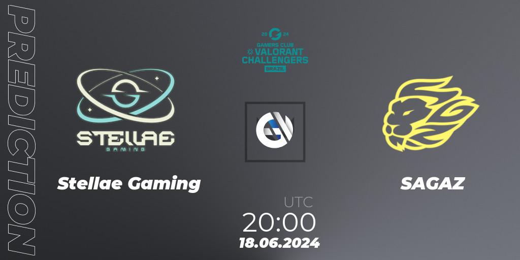Stellae Gaming - SAGAZ: прогноз. 20.06.2024 at 20:00, VALORANT, VALORANT Challengers 2024 Brazil: Split 2