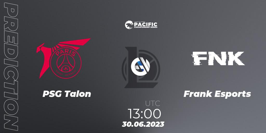 PSG Talon - Frank Esports: прогноз. 30.06.2023 at 13:00, LoL, PACIFIC Championship series Group Stage
