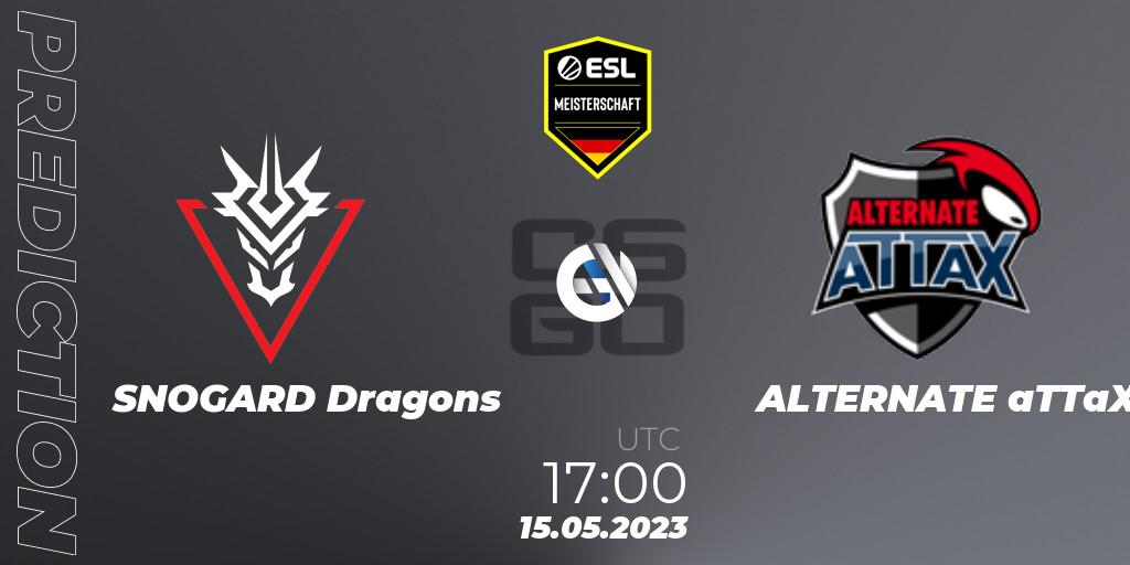 SNOGARD Dragons - ALTERNATE aTTaX: прогноз. 15.05.2023 at 17:00, Counter-Strike (CS2), ESL Meisterschaft: Spring 2023