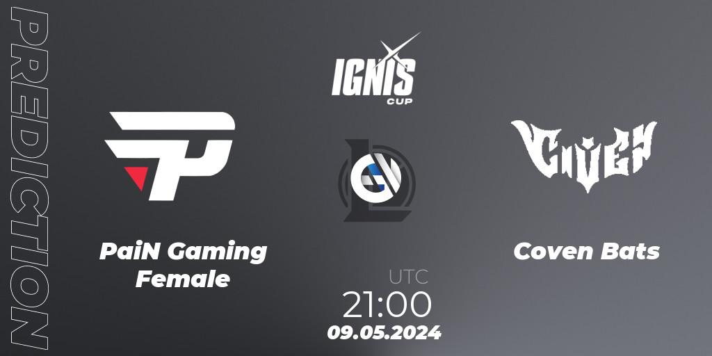 PaiN Gaming Female - Coven Bats: прогноз. 09.05.2024 at 21:00, LoL, Ignis Cup Split 1 2023