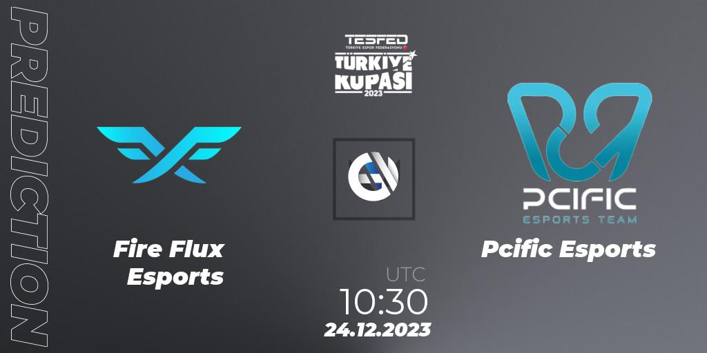 Fire Flux Esports - Pcific Esports: прогноз. 24.12.2023 at 14:30, VALORANT, TESFED Türkiye Kupası - 2023