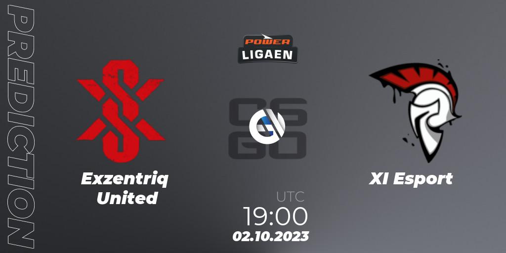 Exzentriq United - XI Esport: прогноз. 02.10.2023 at 18:00, Counter-Strike (CS2), POWER Ligaen Season 24 Finals