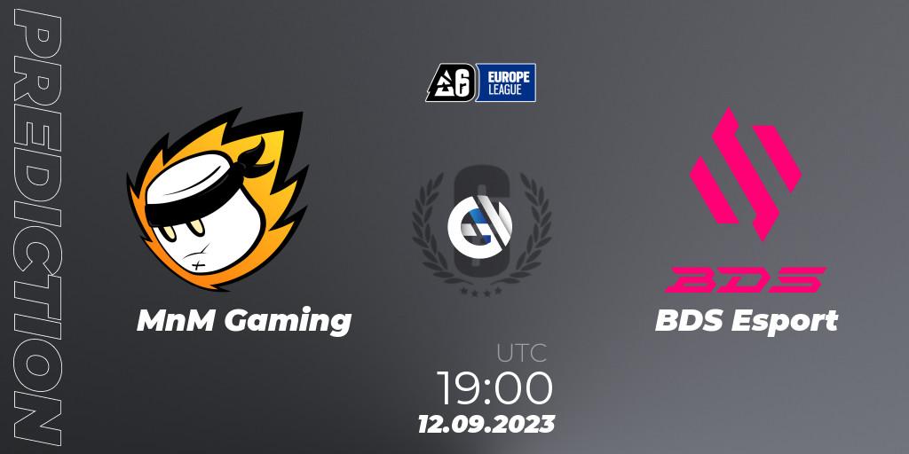 MnM Gaming - BDS Esport: прогноз. 12.09.23, Rainbow Six, Europe League 2023 - Stage 2