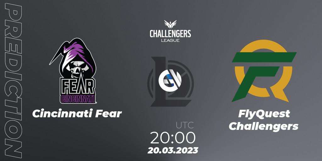 Cincinnati Fear - FlyQuest Challengers: прогноз. 21.03.23, LoL, NACL 2023 Spring - Playoffs