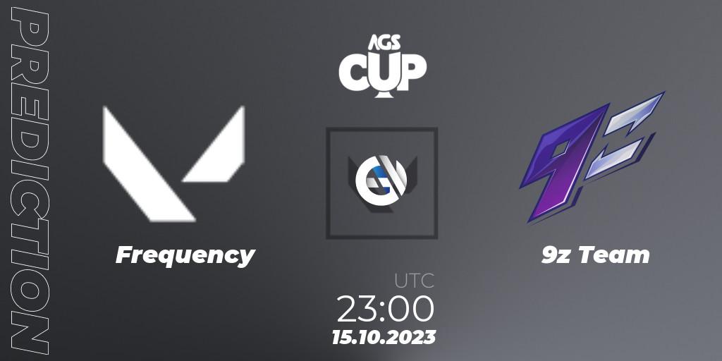 Frequency - 9z Team: прогноз. 15.10.23, VALORANT, Argentina Game Show Cup 2023