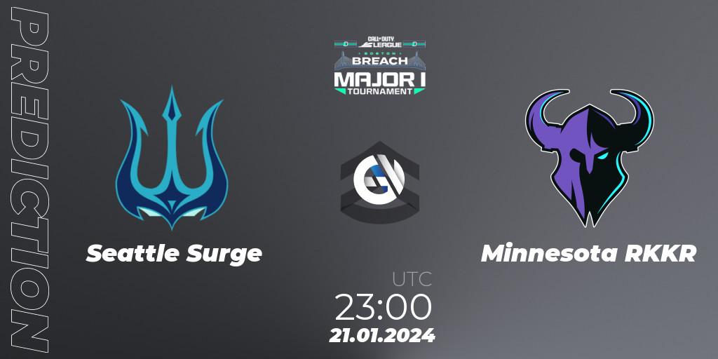 Seattle Surge - Minnesota RØKKR: прогноз. 20.01.2024 at 23:00, Call of Duty, Call of Duty League 2024: Stage 1 Major Qualifiers