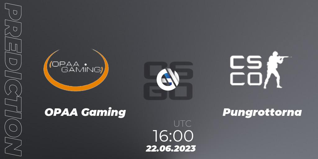 OPAA Gaming - Pungrottorna: прогноз. 22.06.2023 at 16:00, Counter-Strike (CS2), Preasy Summer Cup 2023