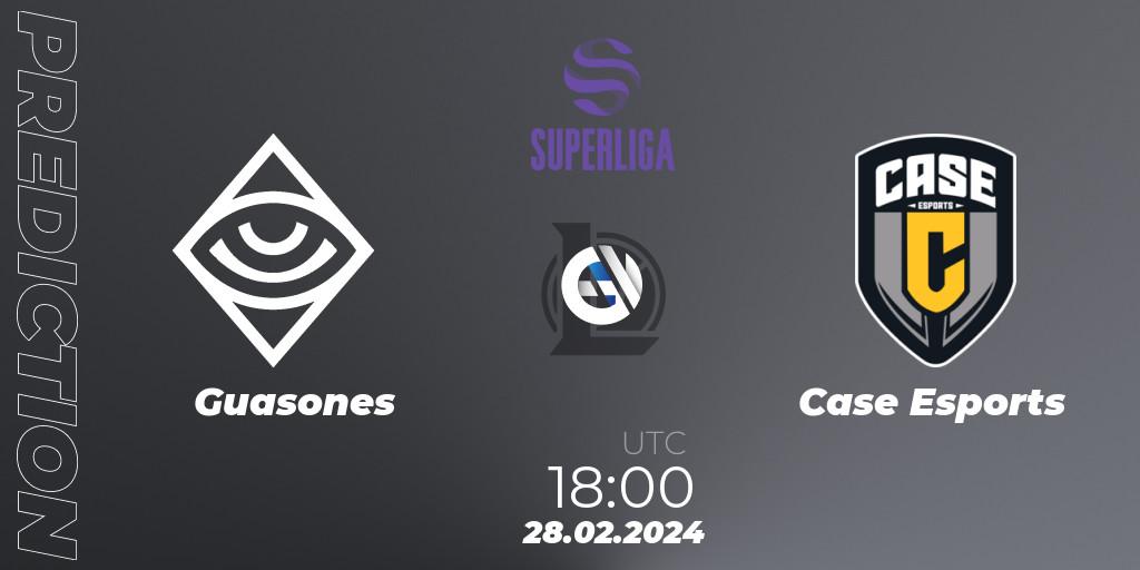 Guasones - Case Esports: прогноз. 28.02.2024 at 18:00, LoL, Superliga Spring 2024 - Group Stage