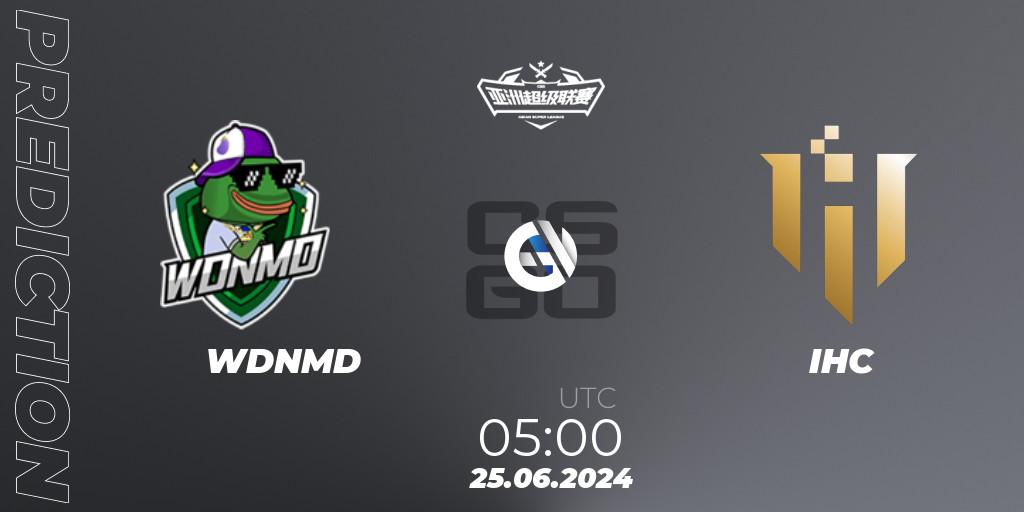 WDNMD - IHC: прогноз. 25.06.2024 at 05:00, Counter-Strike (CS2), Asian Super League Season 4: Preliminary Stage