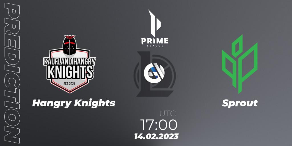 Hangry Knights - Sprout: прогноз. 14.02.23, LoL, Prime League 2nd Division Spring 2023 - Group Stage