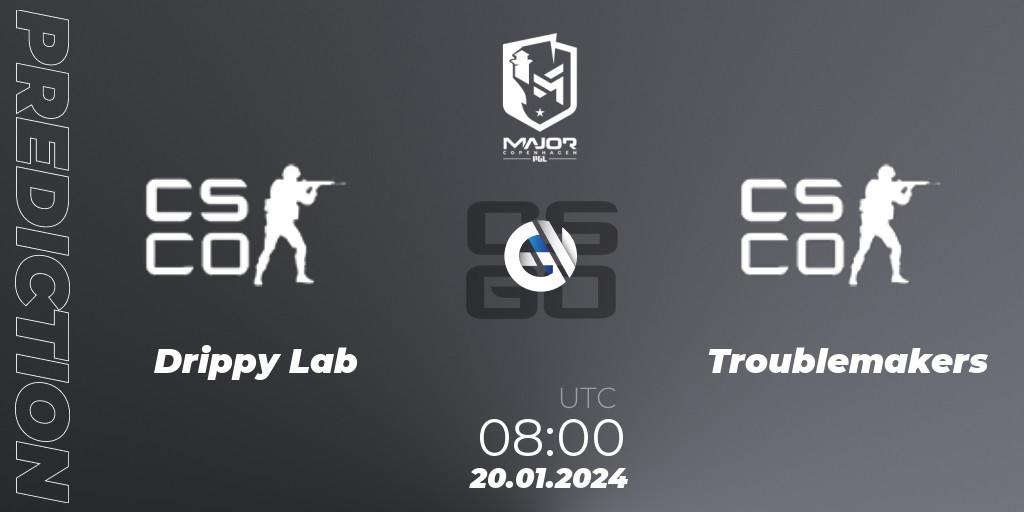 Drippy Lab - Troublemakers: прогноз. 20.01.24, CS2 (CS:GO), PGL CS2 Major Copenhagen 2024 Asia RMR Closed Qualifier