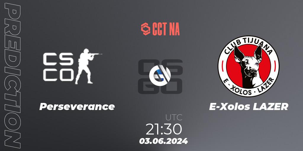 Perseverance Gaming - E-Xolos LAZER: прогноз. 03.06.2024 at 21:30, Counter-Strike (CS2), CCT Season 2 North American Series #1